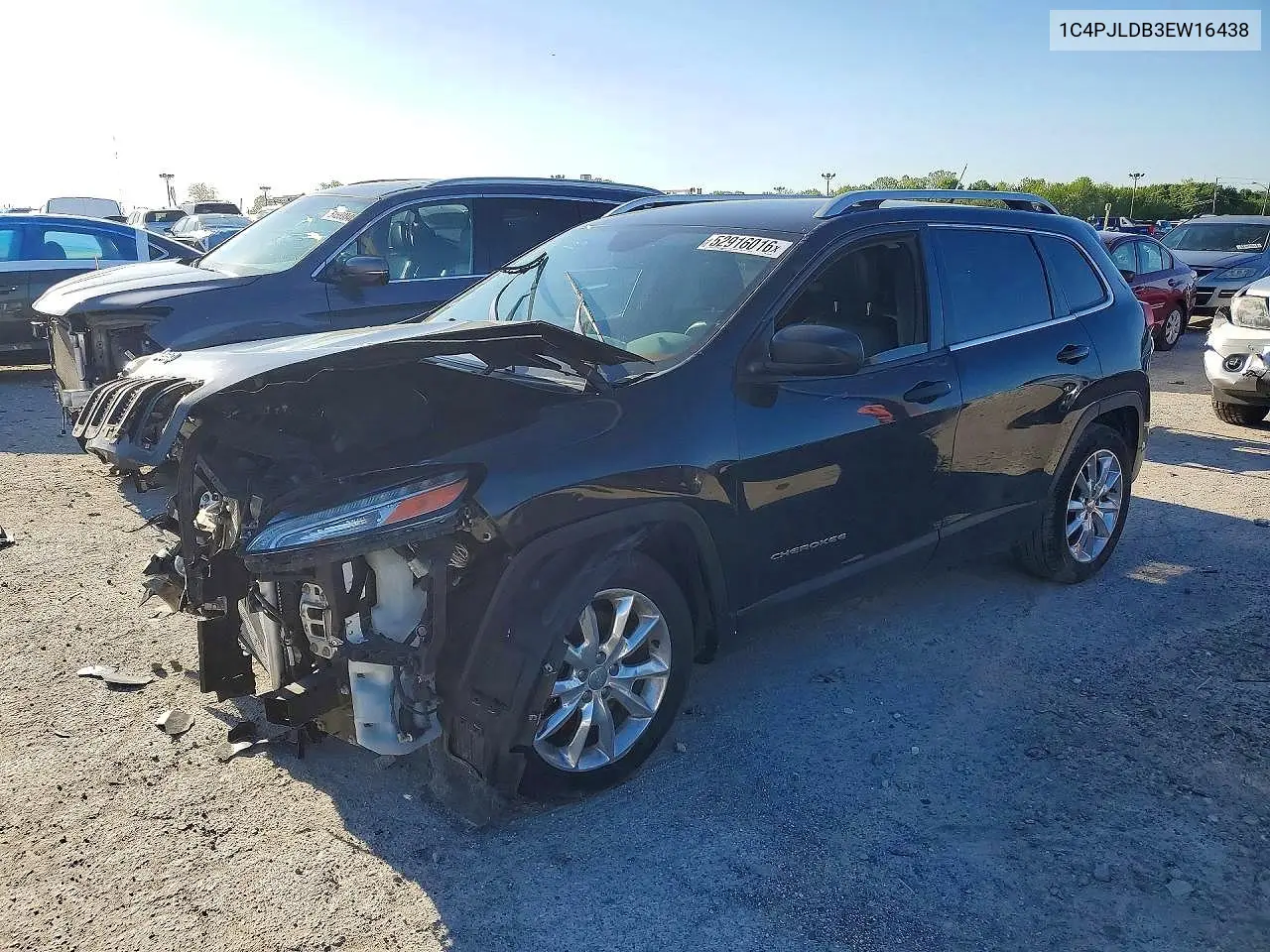 1C4PJLDB3EW164386 2014 Jeep Cherokee Limited