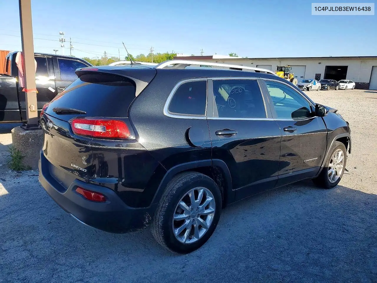1C4PJLDB3EW164386 2014 Jeep Cherokee Limited