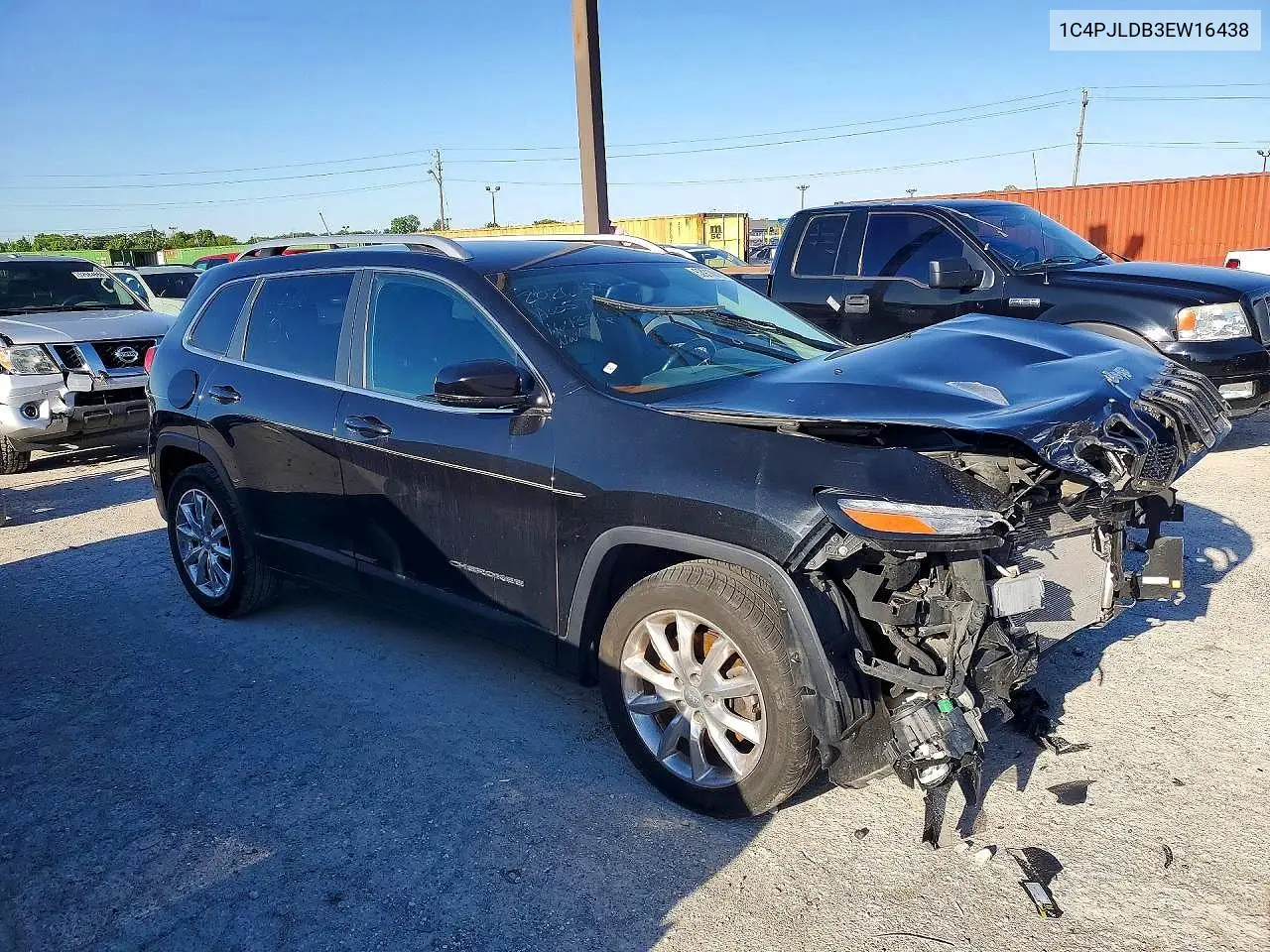 1C4PJLDB3EW164386 2014 Jeep Cherokee Limited