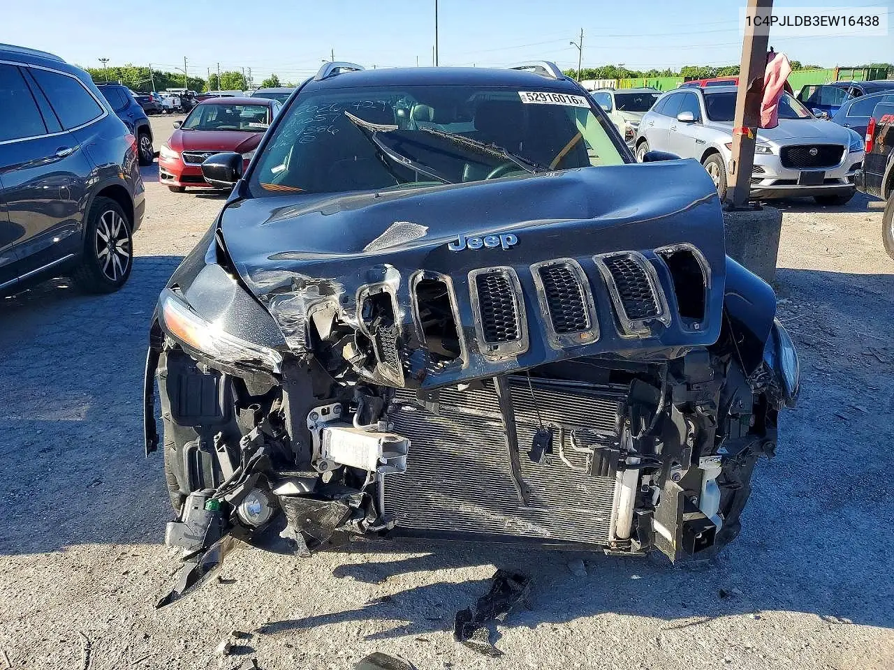 1C4PJLDB3EW164386 2014 Jeep Cherokee Limited