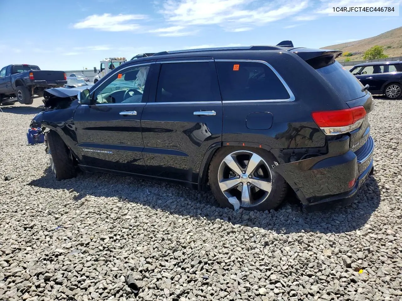 2014 Jeep Grand Cherokee Overland VIN: 1C4RJFCT4EC446784 Lot: 55445466