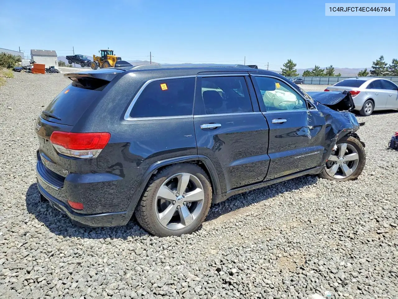 2014 Jeep Grand Cherokee Overland VIN: 1C4RJFCT4EC446784 Lot: 55445466