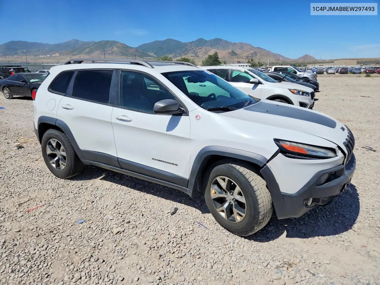 2014 Jeep Cherokee Sport VIN: 1C4PJMAB8EW297493 Lot: 57610286