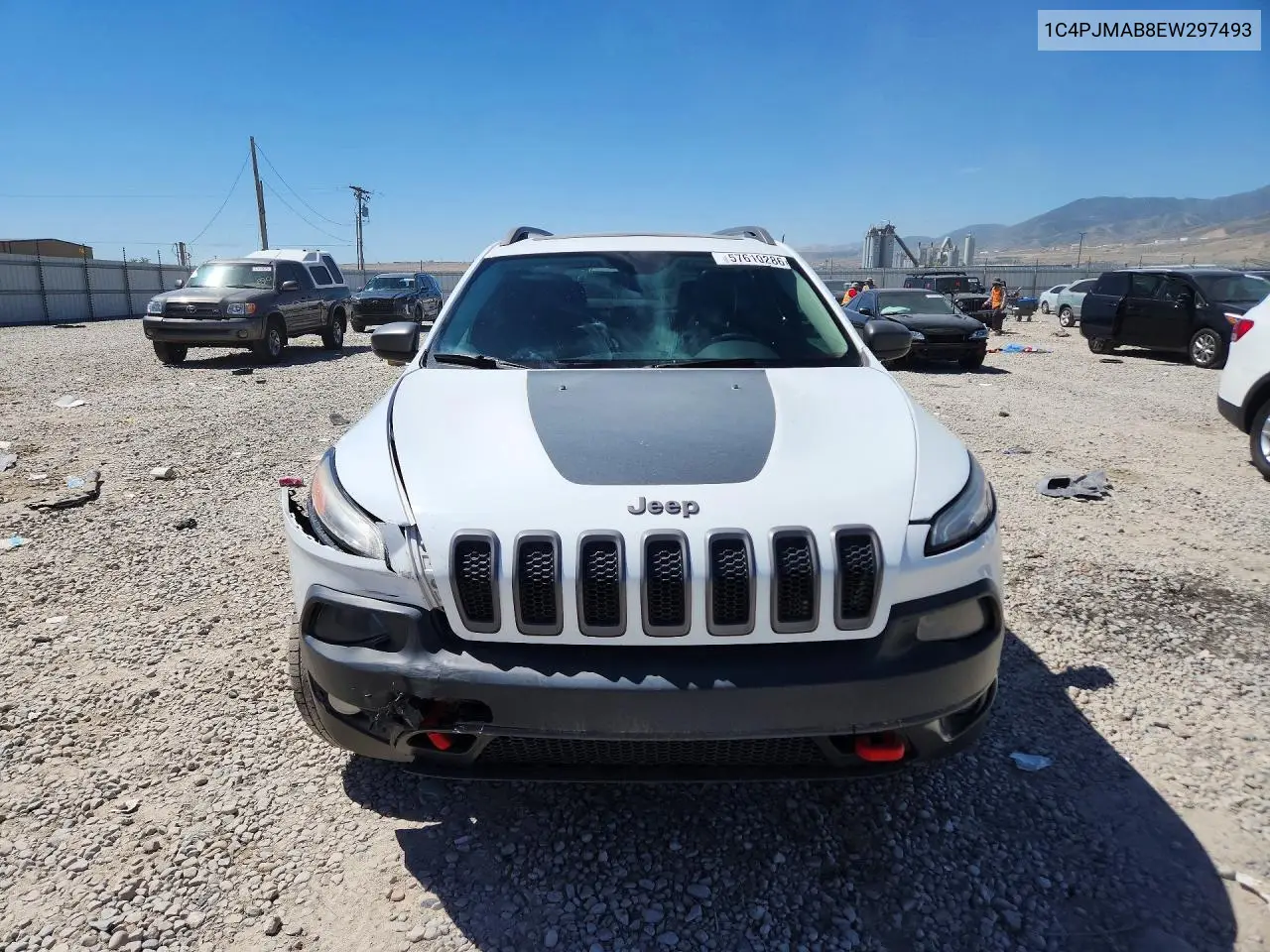 2014 Jeep Cherokee Sport VIN: 1C4PJMAB8EW297493 Lot: 57610286