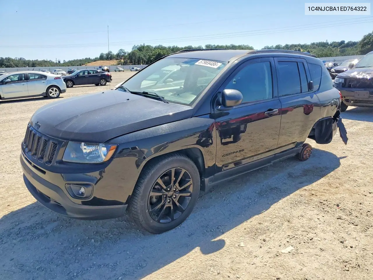 2014 Jeep Compass Sport VIN: 1C4NJCBA1ED764322 Lot: 57969486