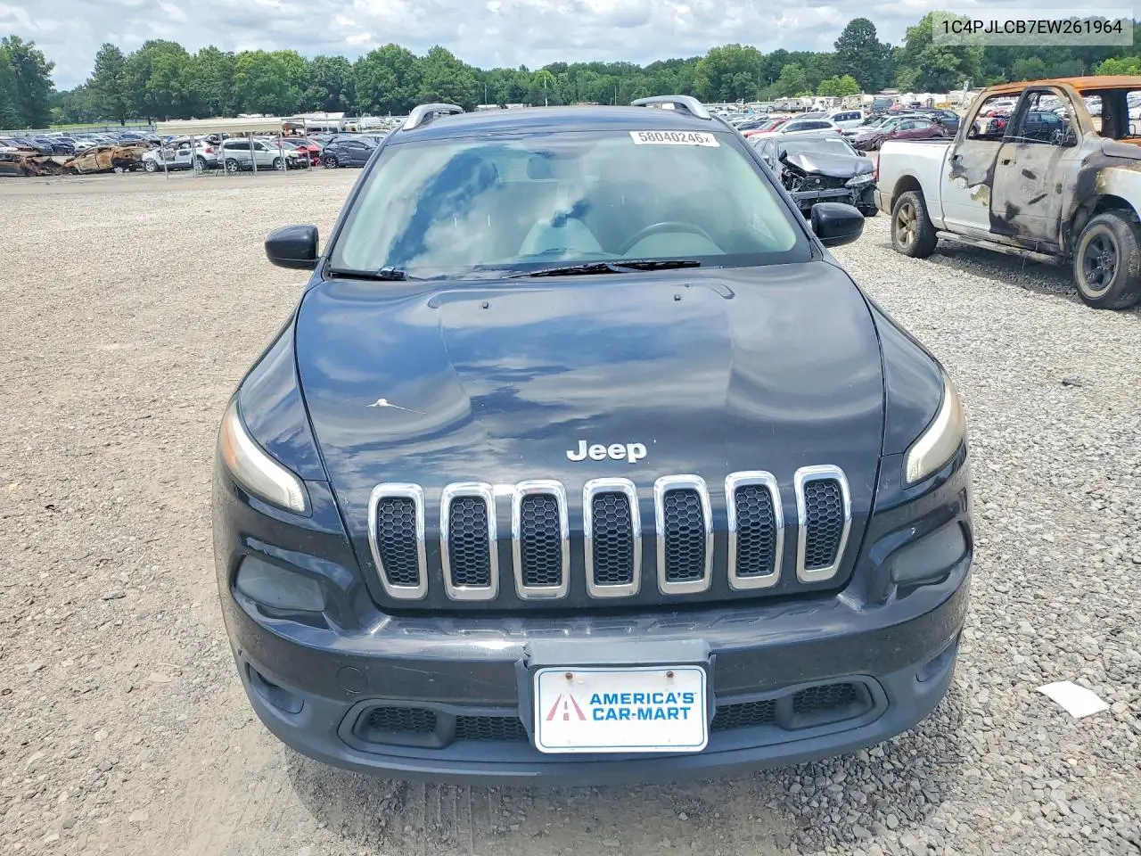 2014 Jeep Cherokee Latitude VIN: 1C4PJLCB7EW261964 Lot: 58040246