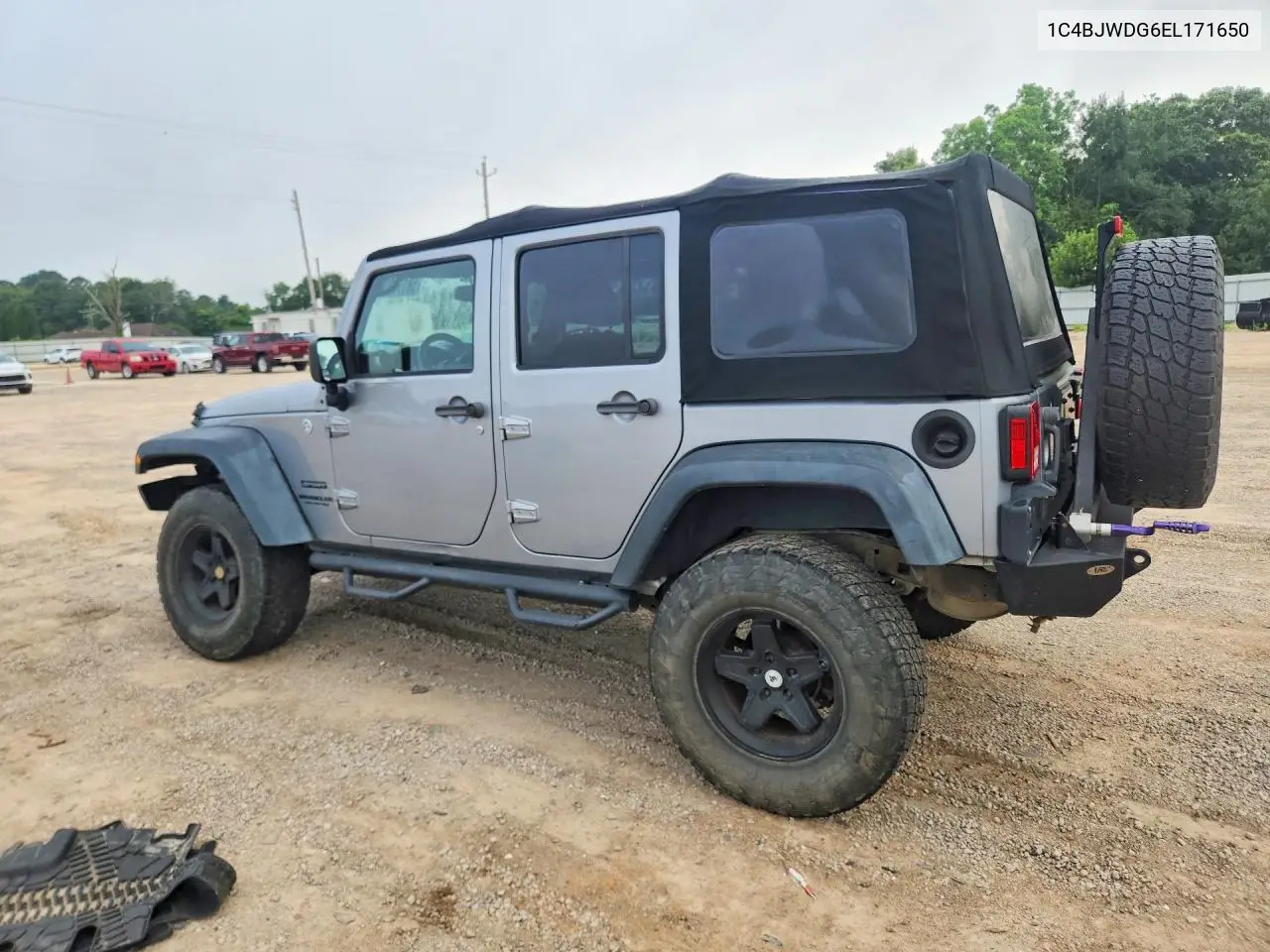 2014 Jeep Wrangler Unlimited Sport VIN: 1C4BJWDG6EL171650 Lot: 58118936