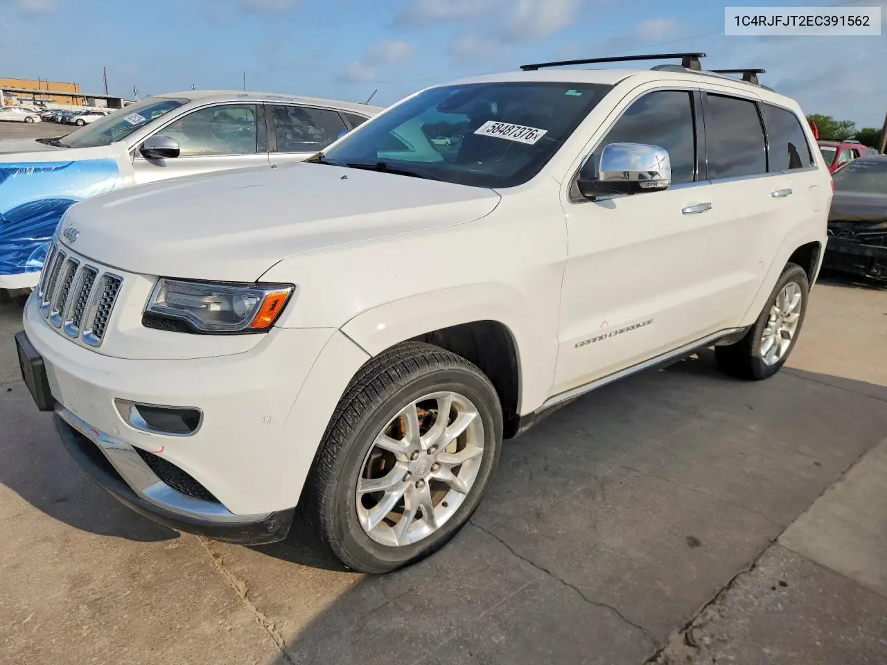2014 Jeep Grand Cherokee Summit VIN: 1C4RJFJT2EC391562 Lot: 58487376