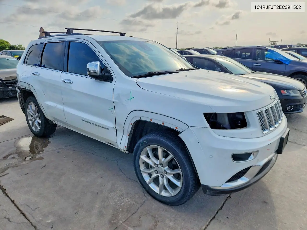 2014 Jeep Grand Cherokee Summit VIN: 1C4RJFJT2EC391562 Lot: 58487376