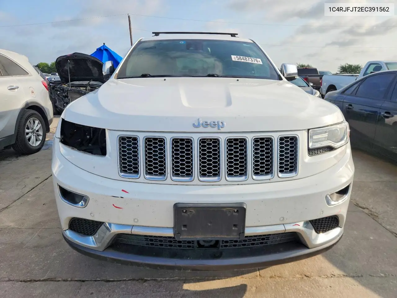 2014 Jeep Grand Cherokee Summit VIN: 1C4RJFJT2EC391562 Lot: 58487376