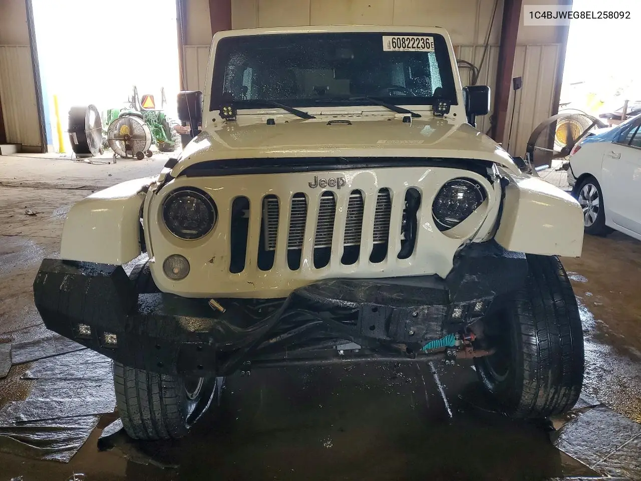 2014 Jeep Wrangler Unlimited Sahara VIN: 1C4BJWEG8EL258092 Lot: 60822236