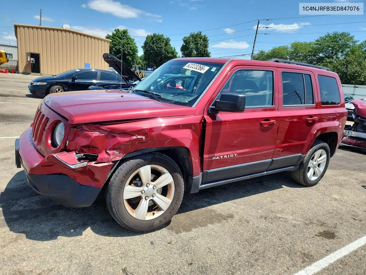 2014 Jeep Patriot Latitude VIN: 1C4NJRFB3ED847076 Lot: 62223266