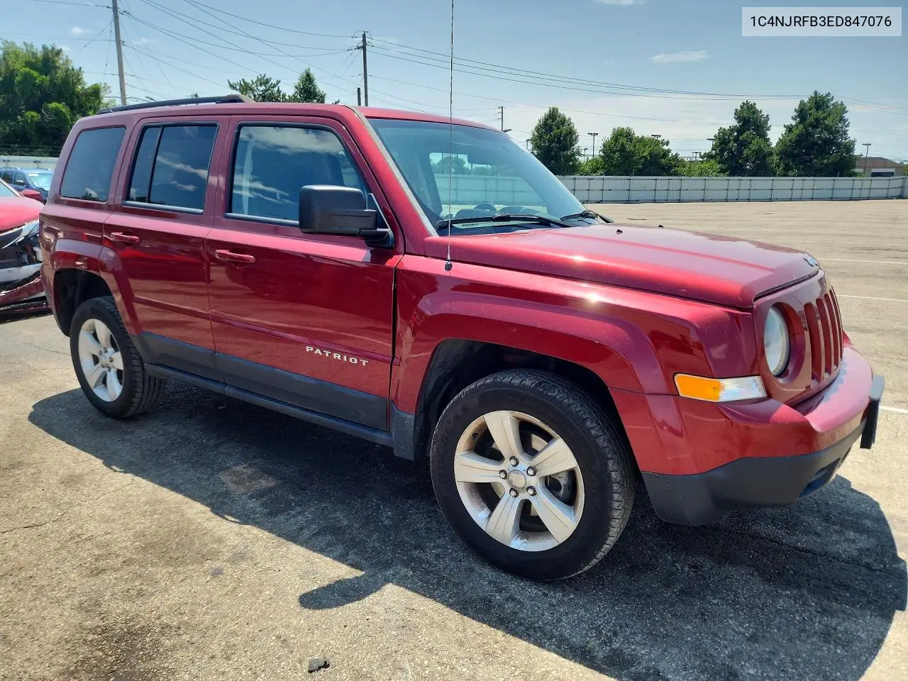 2014 Jeep Patriot Latitude VIN: 1C4NJRFB3ED847076 Lot: 62223266