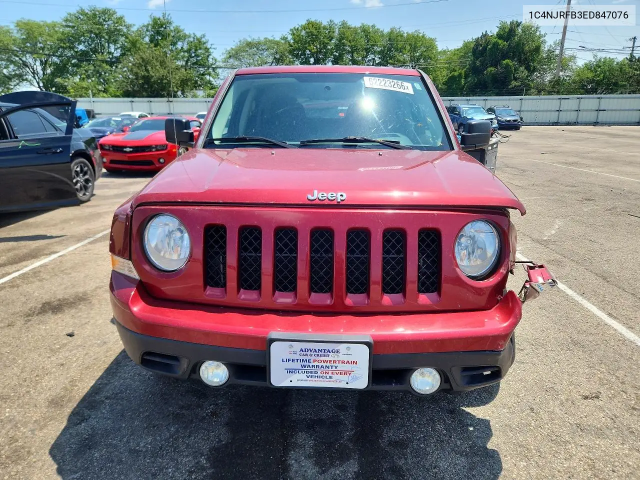 2014 Jeep Patriot Latitude VIN: 1C4NJRFB3ED847076 Lot: 62223266