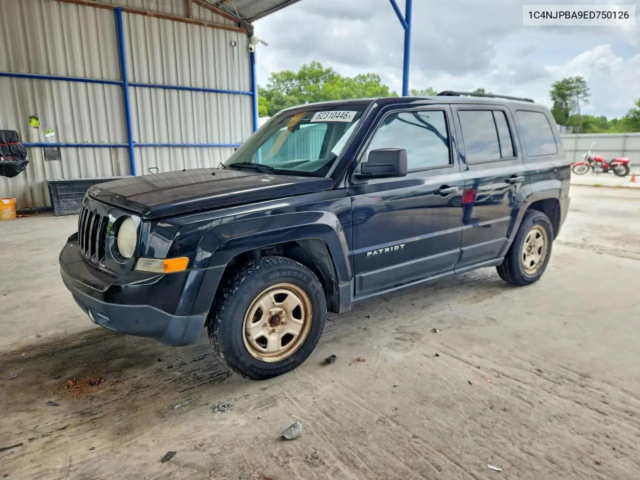 2014 Jeep Patriot Sport VIN: 1C4NJPBA9ED750126 Lot: 62310446