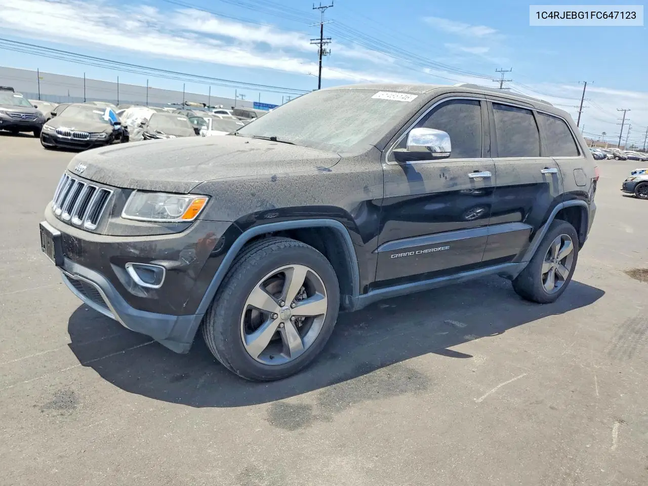 2015 Jeep Grand Cherokee Limited VIN: 1C4RJEBG1FC647123 Lot: 51465146