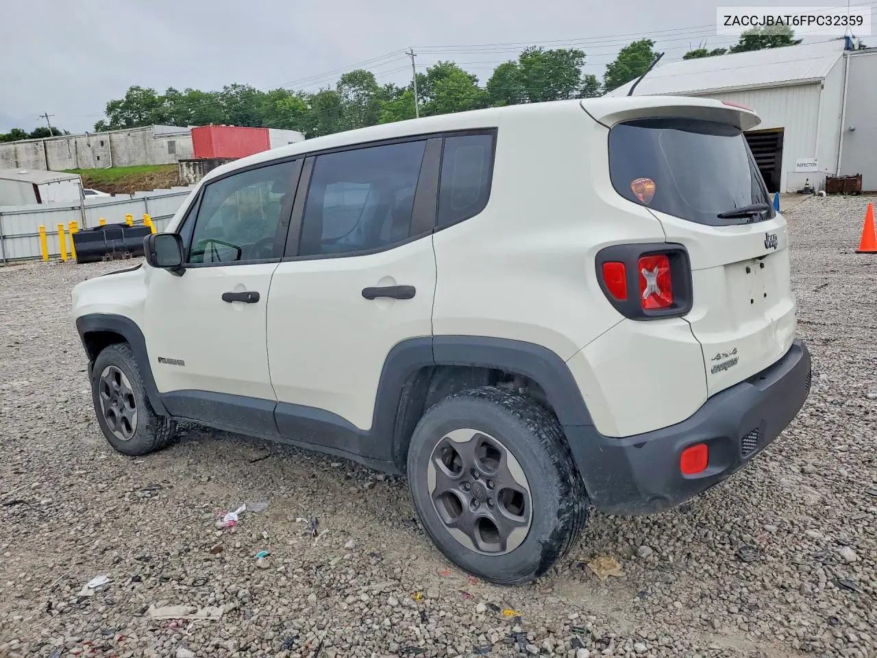 2015 Jeep Renegade Sport VIN: ZACCJBAT6FPC32359 Lot: 57832126