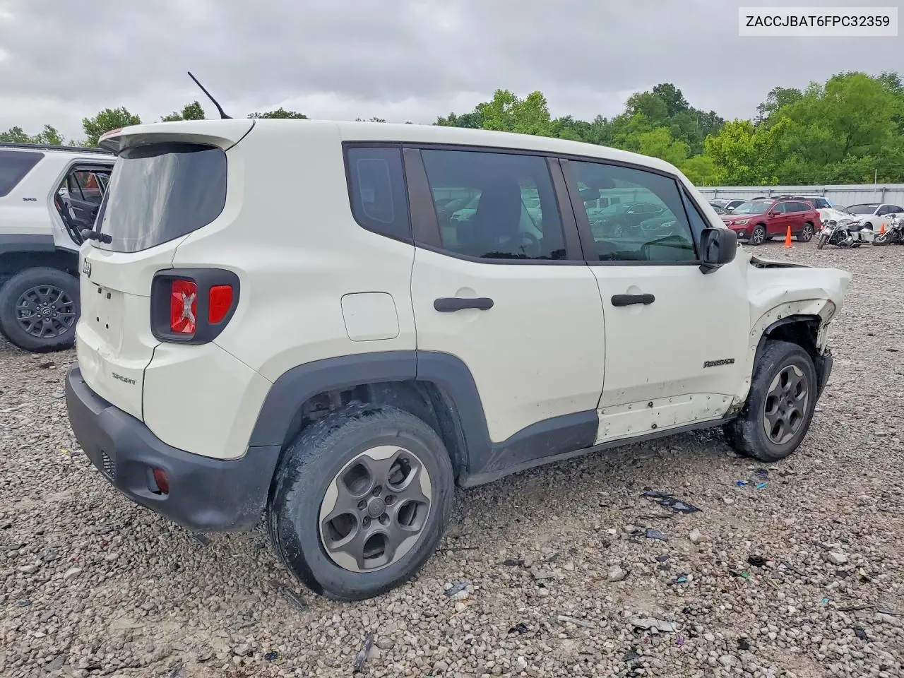 2015 Jeep Renegade Sport VIN: ZACCJBAT6FPC32359 Lot: 57832126
