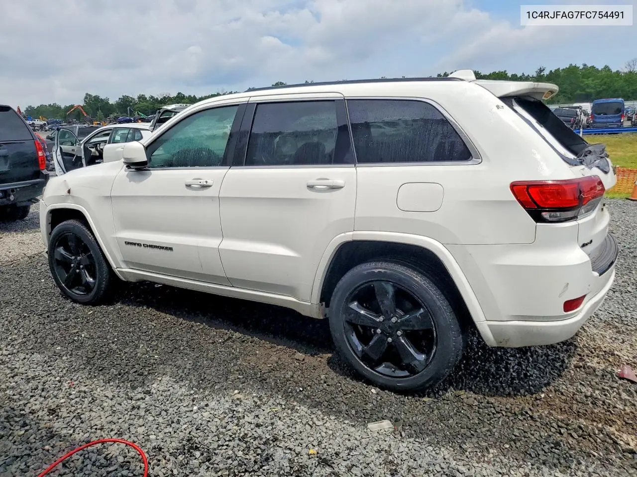 2015 Jeep Grand Cherokee Laredo VIN: 1C4RJFAG7FC754491 Lot: 57838776