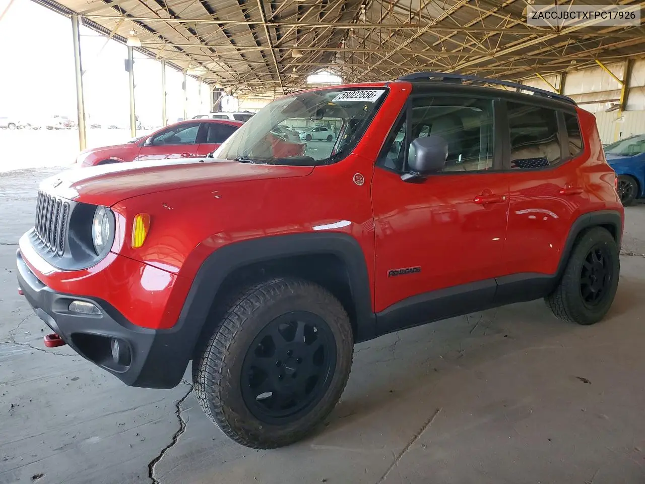 2015 Jeep Renegade Trailhawk VIN: ZACCJBCTXFPC17926 Lot: 58022656