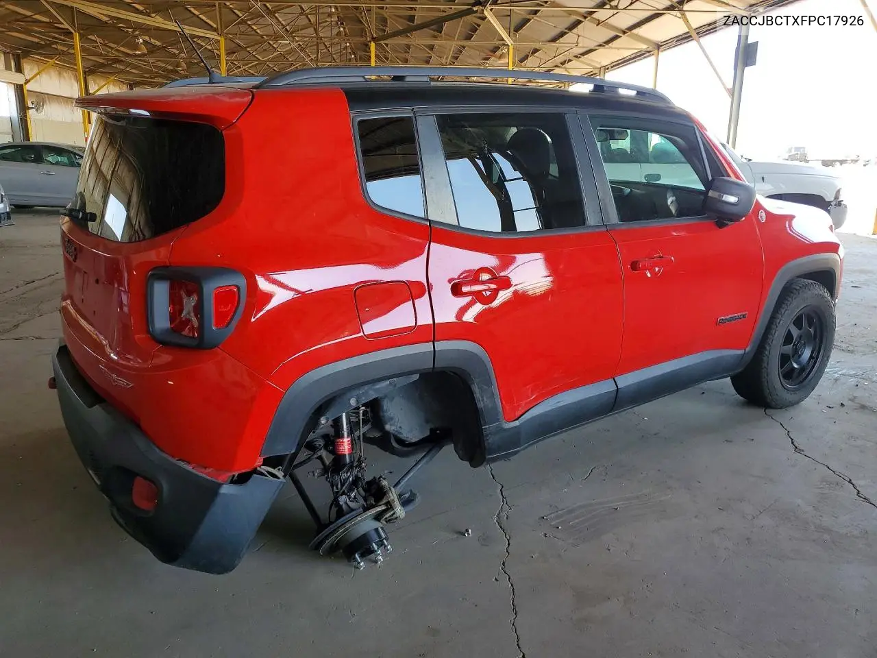 2015 Jeep Renegade Trailhawk VIN: ZACCJBCTXFPC17926 Lot: 58022656