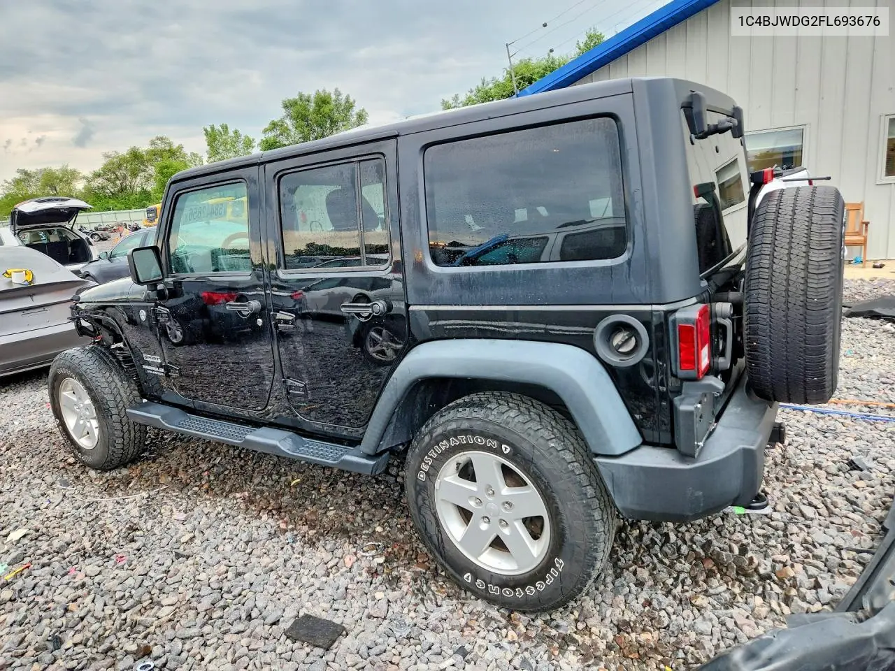 2015 Jeep Wrangler Unlimited Sport VIN: 1C4BJWDG2FL693676 Lot: 58442856