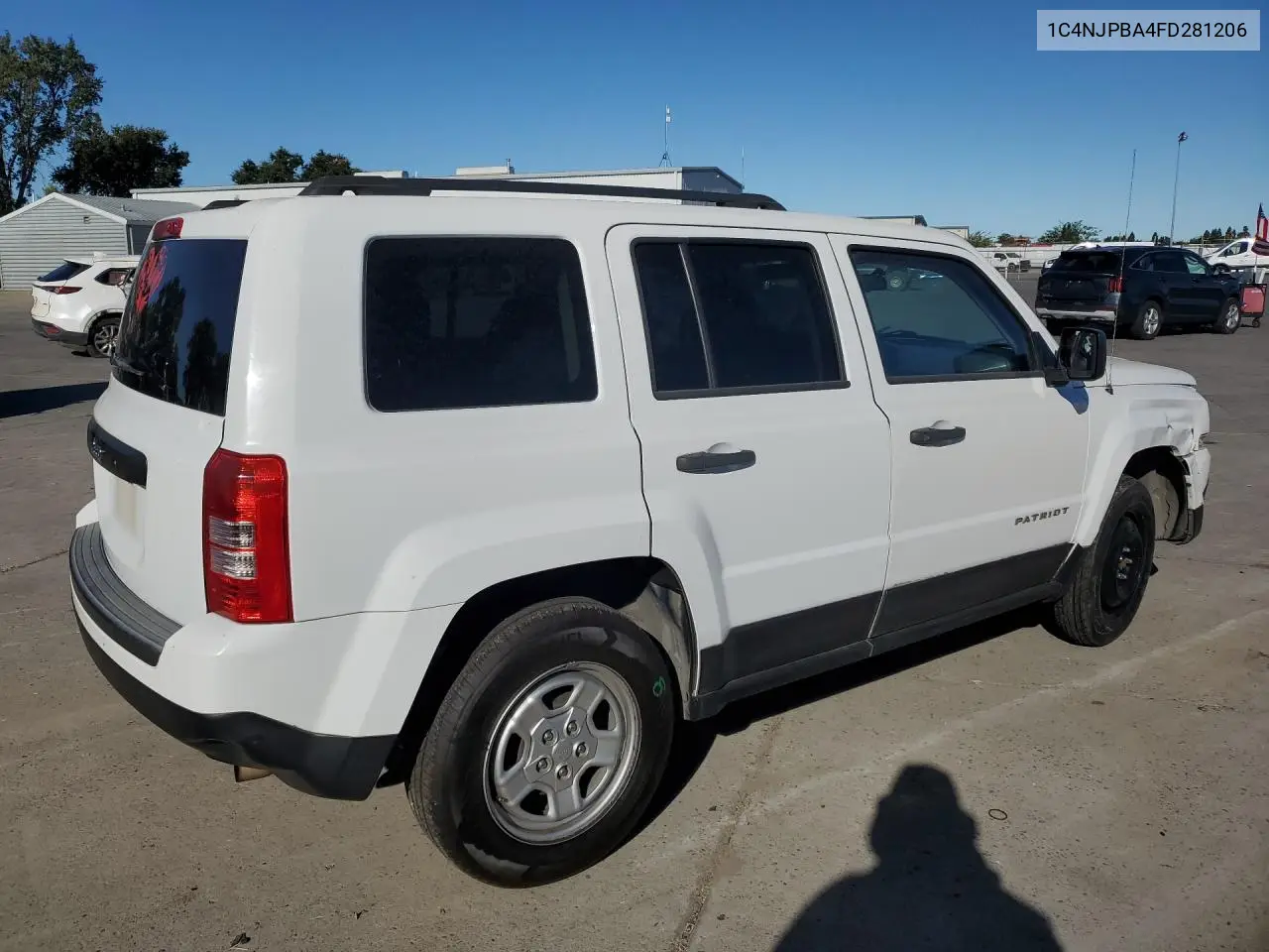 2015 Jeep Patriot Sport VIN: 1C4NJPBA4FD281206 Lot: 61723386