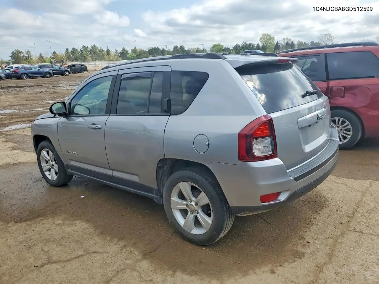 2016 Jeep Compass Sport VIN: 1C4NJCBA8GD512599 Lot: 50306936
