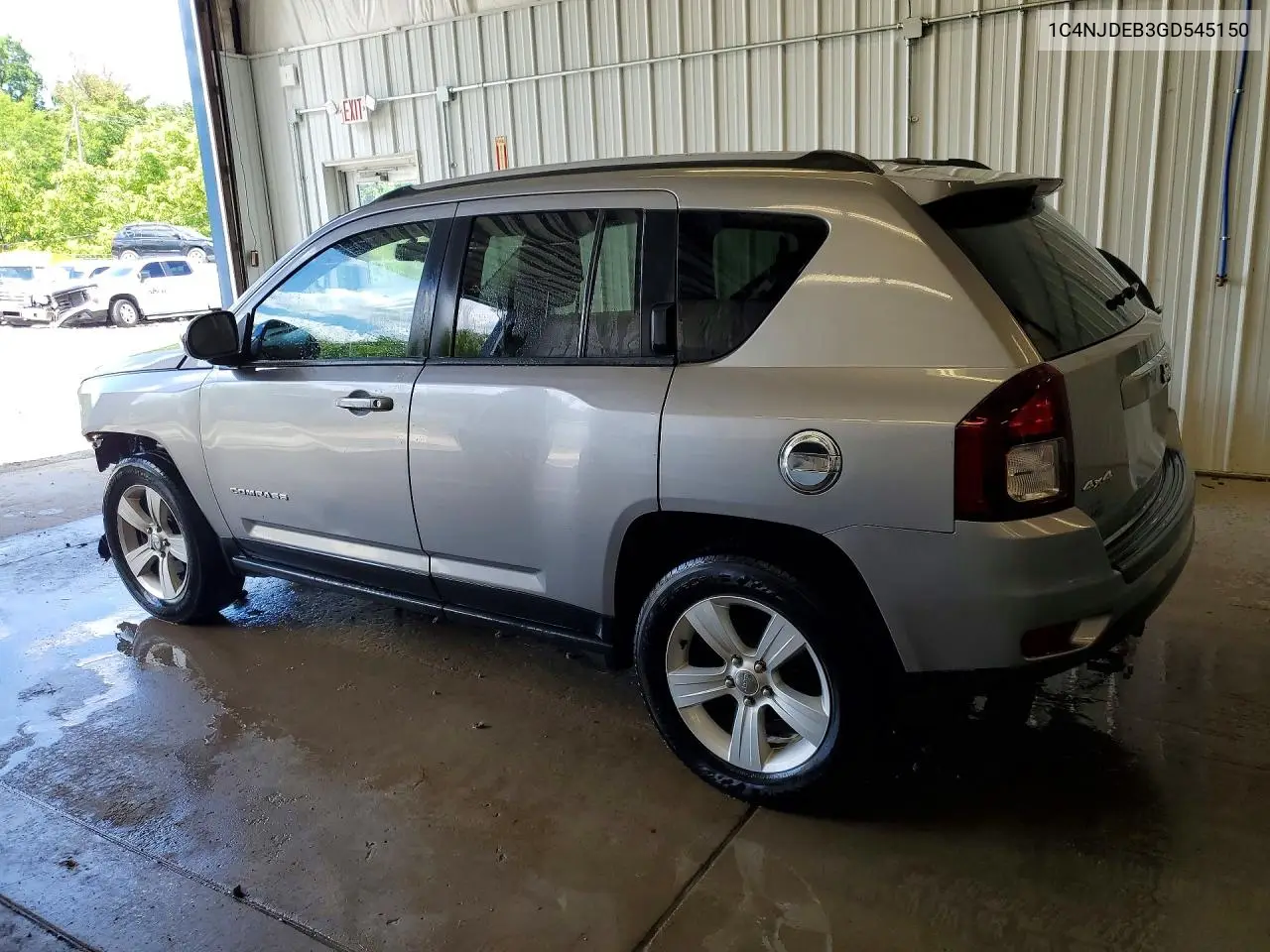 2016 Jeep Compass Latitude VIN: 1C4NJDEB3GD545150 Lot: 54599266