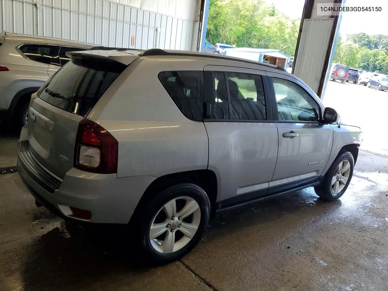 2016 Jeep Compass Latitude VIN: 1C4NJDEB3GD545150 Lot: 54599266