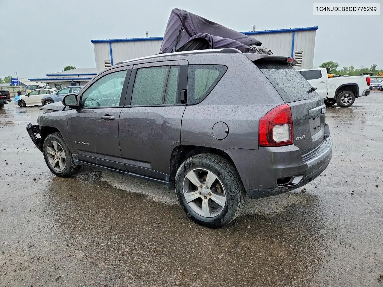 2016 Jeep Compass Latitude VIN: 1C4NJDEB8GD776299 Lot: 57702476