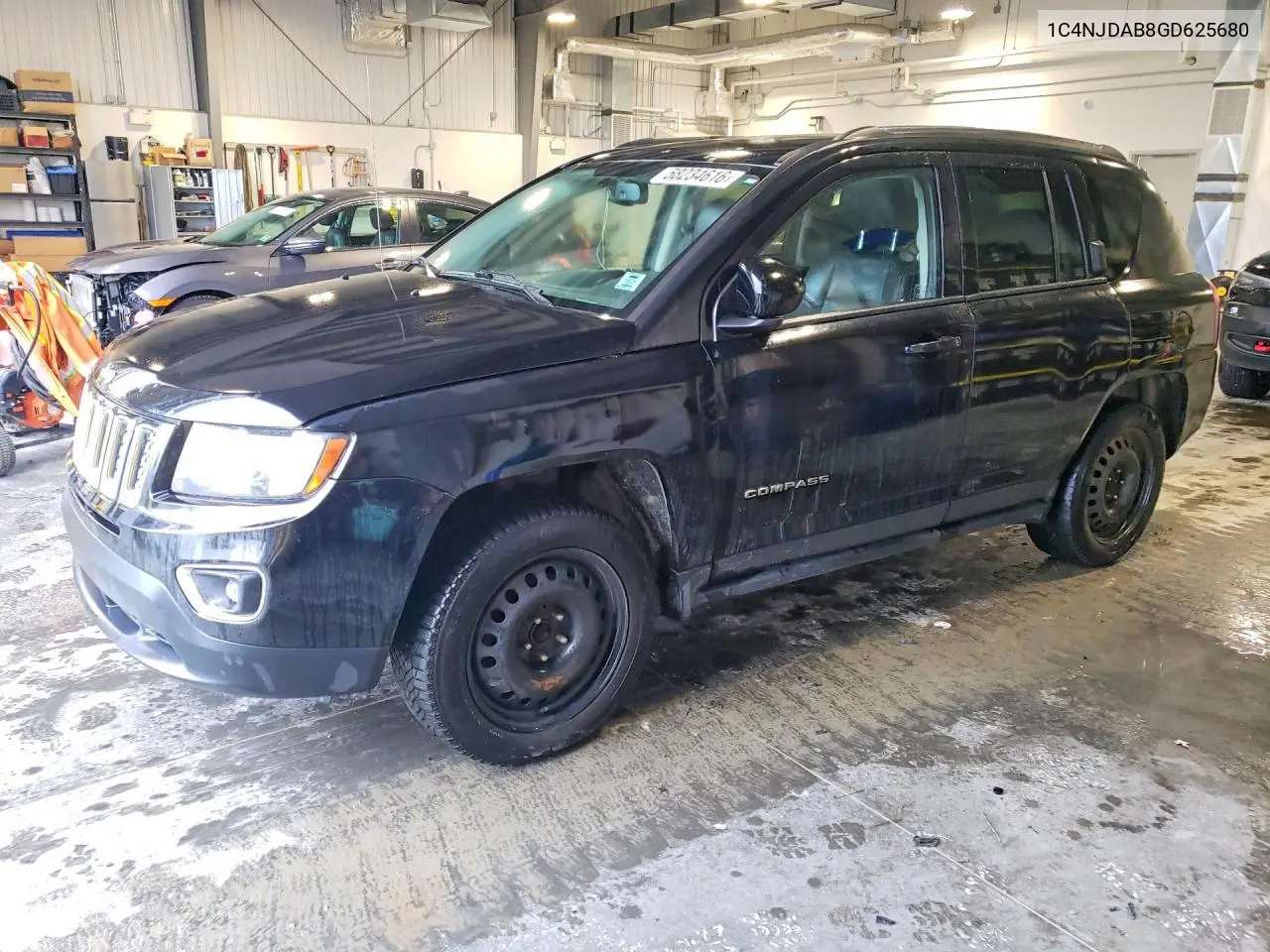 2016 Jeep Compass Sport VIN: 1C4NJDAB8GD625680 Lot: 58234616