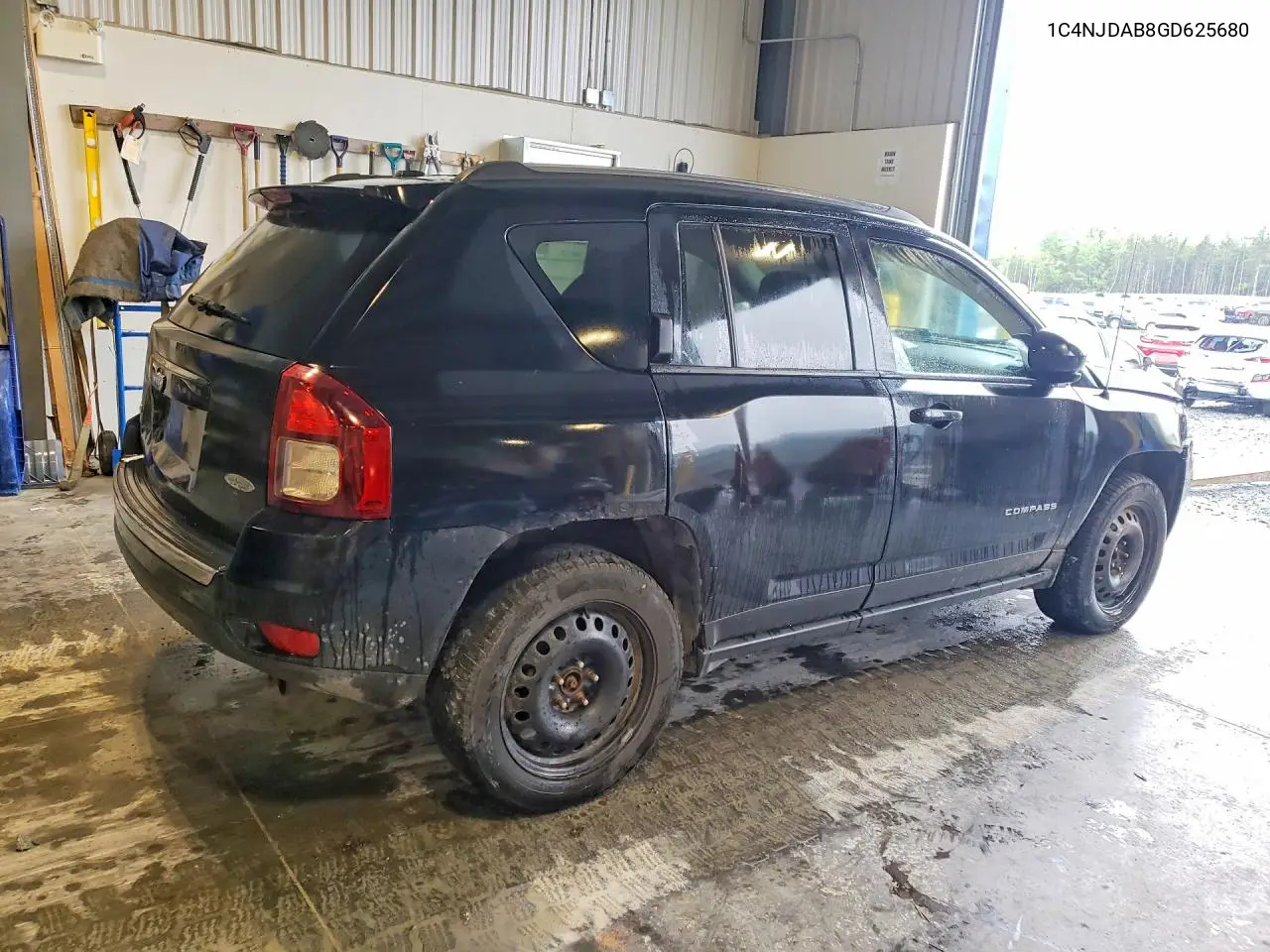 2016 Jeep Compass Sport VIN: 1C4NJDAB8GD625680 Lot: 58234616