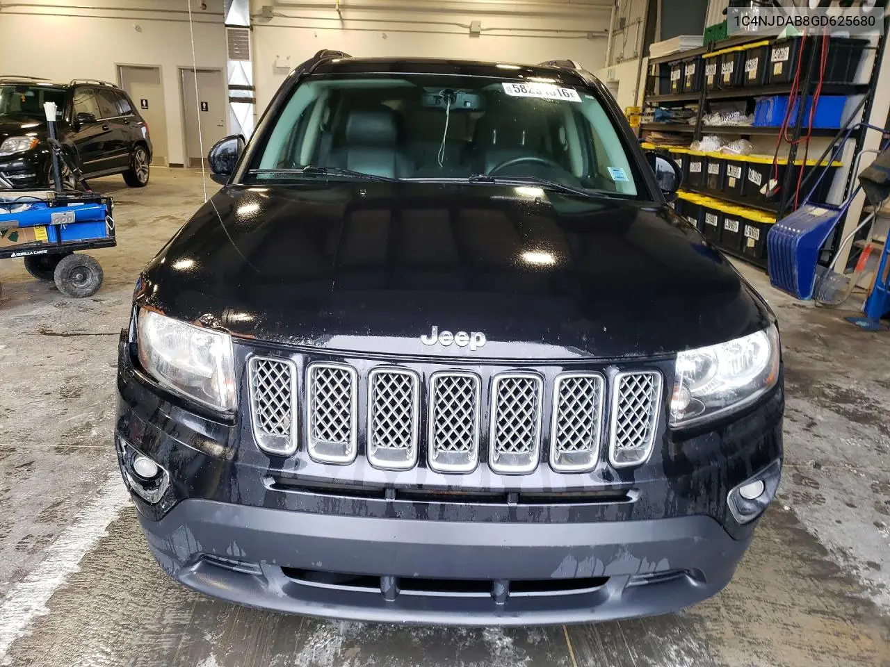 2016 Jeep Compass Sport VIN: 1C4NJDAB8GD625680 Lot: 58234616