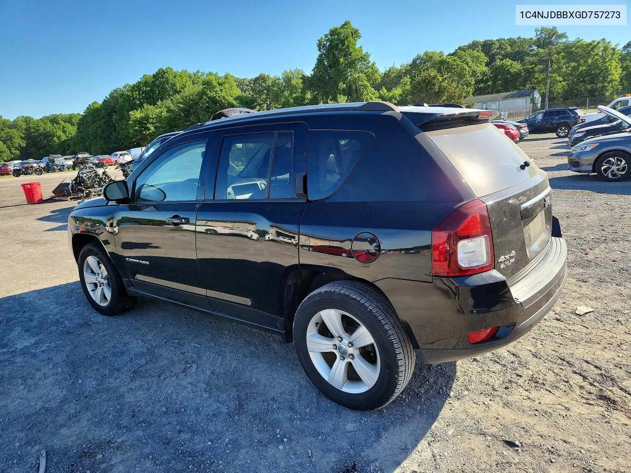 2016 Jeep Compass Sport VIN: 1C4NJDBBXGD757273 Lot: 58276116