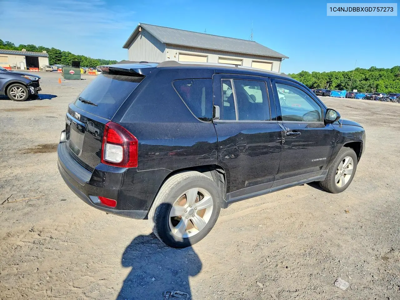 2016 Jeep Compass Sport VIN: 1C4NJDBBXGD757273 Lot: 58276116