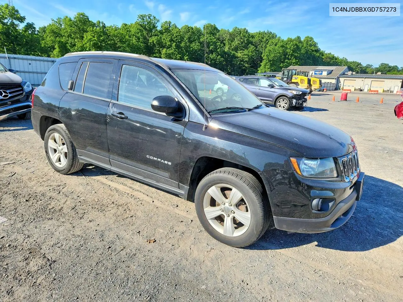 2016 Jeep Compass Sport VIN: 1C4NJDBBXGD757273 Lot: 58276116