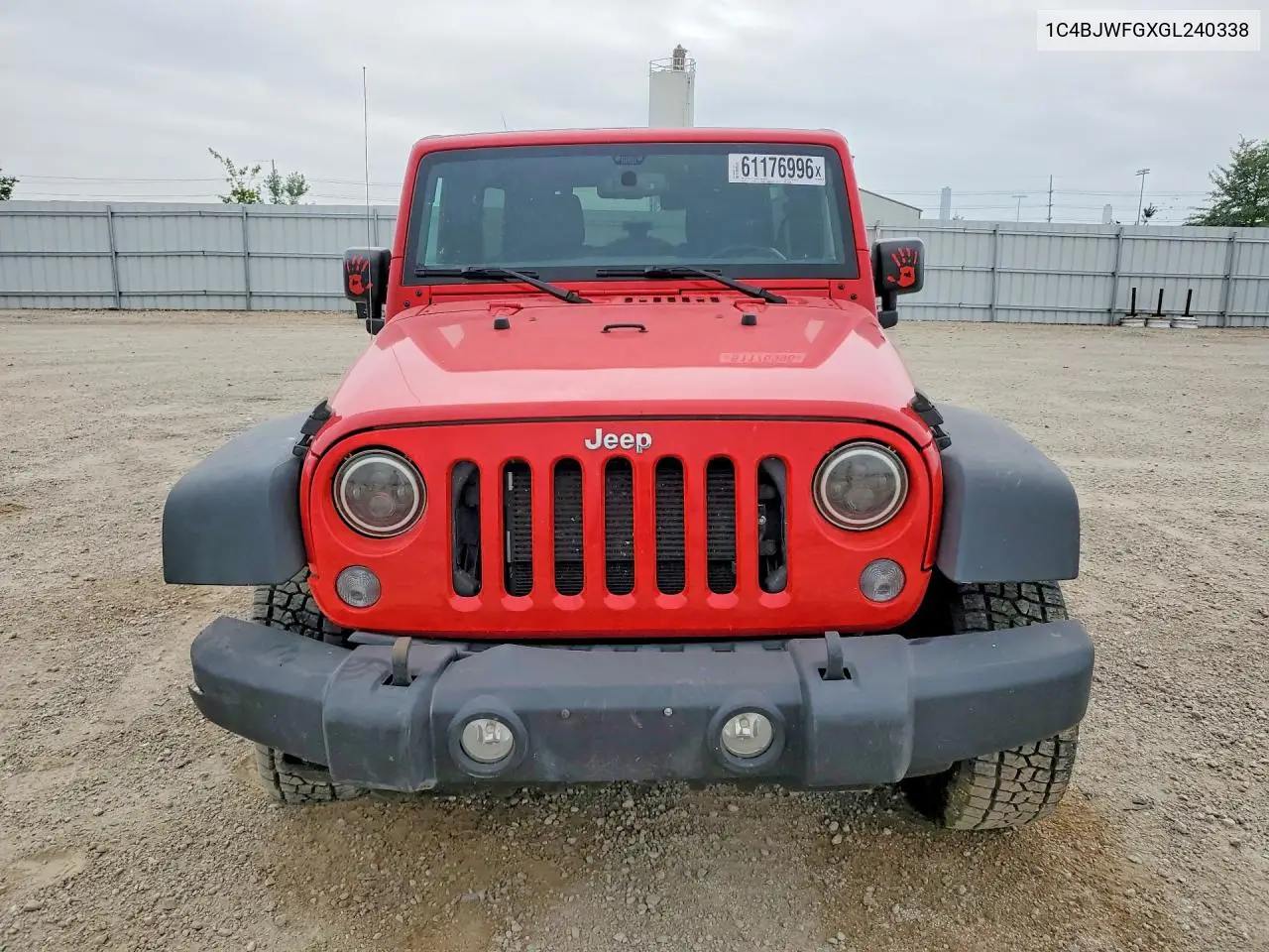 2016 Jeep Wrangler Unlimited Rubicon VIN: 1C4BJWFGXGL240338 Lot: 61176996