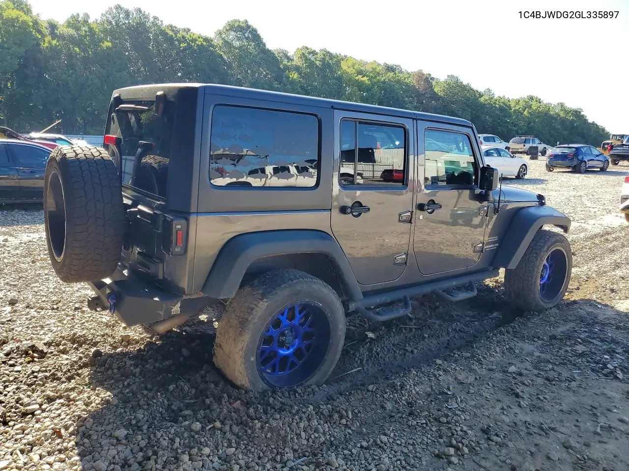 2016 Jeep Wrangler Unlimited Sport VIN: 1C4BJWDG2GL335897 Lot: 61297596
