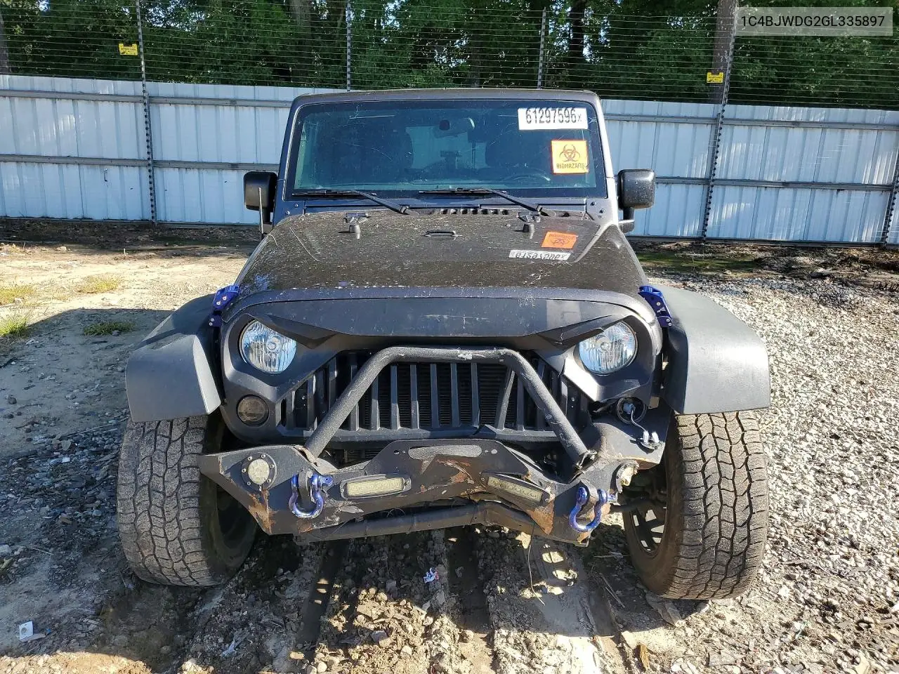 2016 Jeep Wrangler Unlimited Sport VIN: 1C4BJWDG2GL335897 Lot: 61297596
