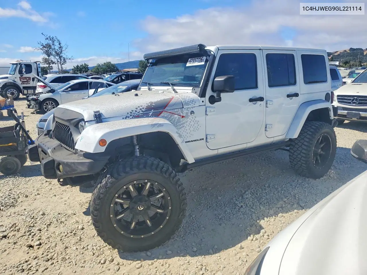 2016 Jeep Wrangler Unlimited Sahara VIN: 1C4HJWEG9GL221114 Lot: 62337726