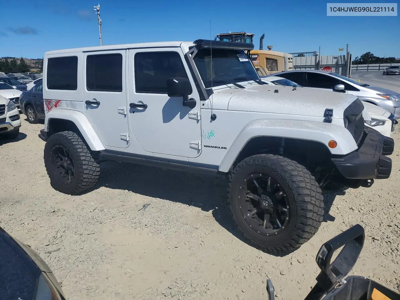 2016 Jeep Wrangler Unlimited Sahara VIN: 1C4HJWEG9GL221114 Lot: 62337726