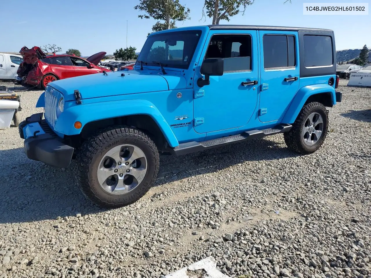 2017 Jeep Wrangler Unlimited Sahara VIN: 1C4BJWEG2HL601502 Lot: 54512446