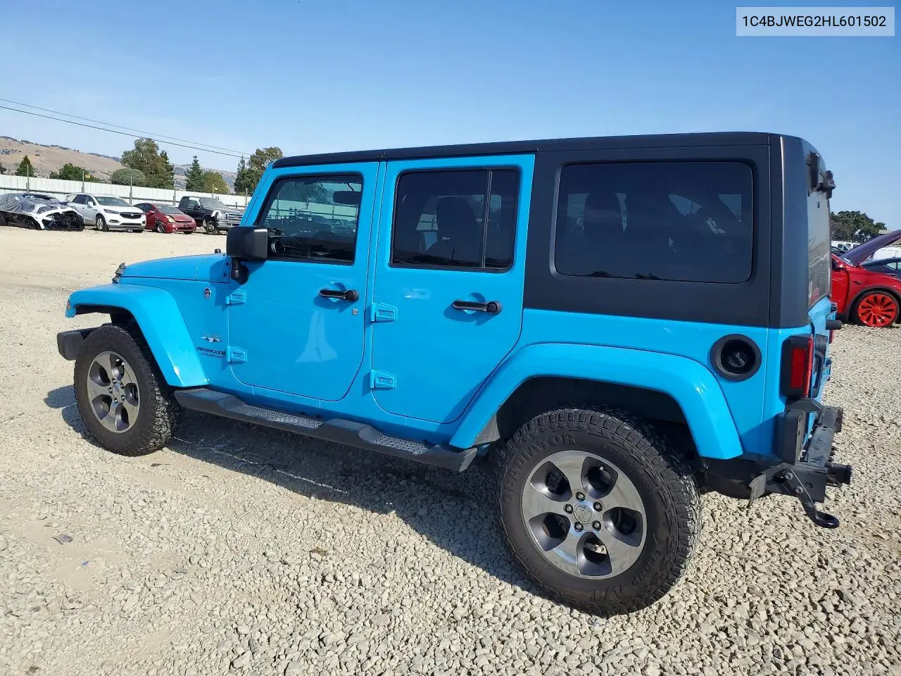 2017 Jeep Wrangler Unlimited Sahara VIN: 1C4BJWEG2HL601502 Lot: 54512446