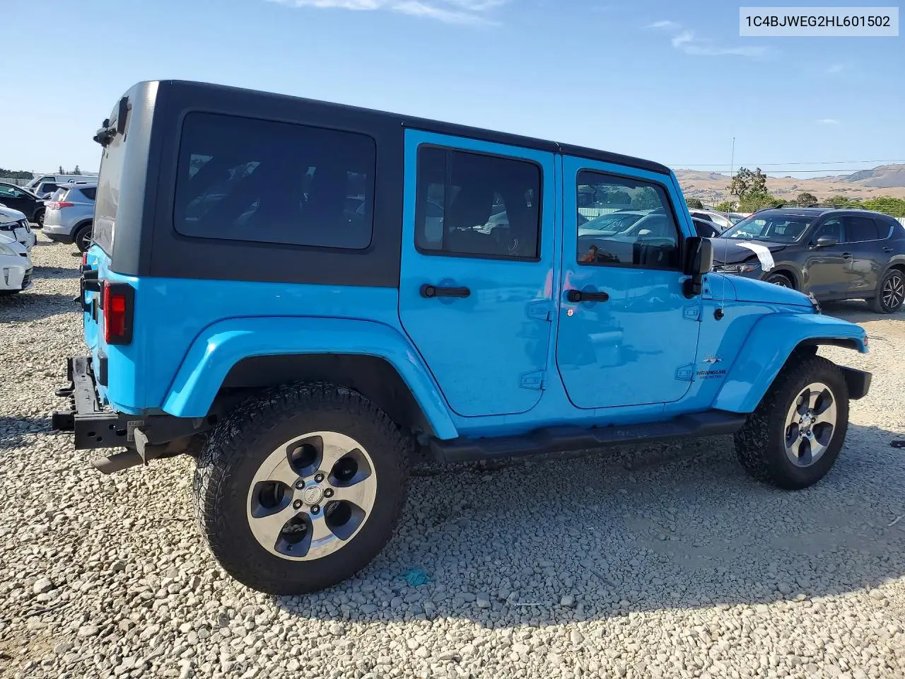 2017 Jeep Wrangler Unlimited Sahara VIN: 1C4BJWEG2HL601502 Lot: 54512446