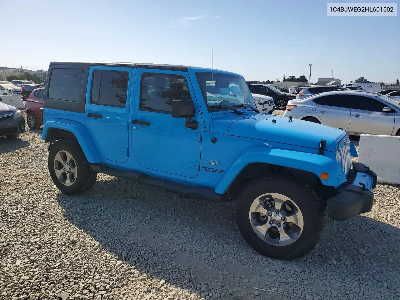 2017 Jeep Wrangler Unlimited Sahara VIN: 1C4BJWEG2HL601502 Lot: 54512446