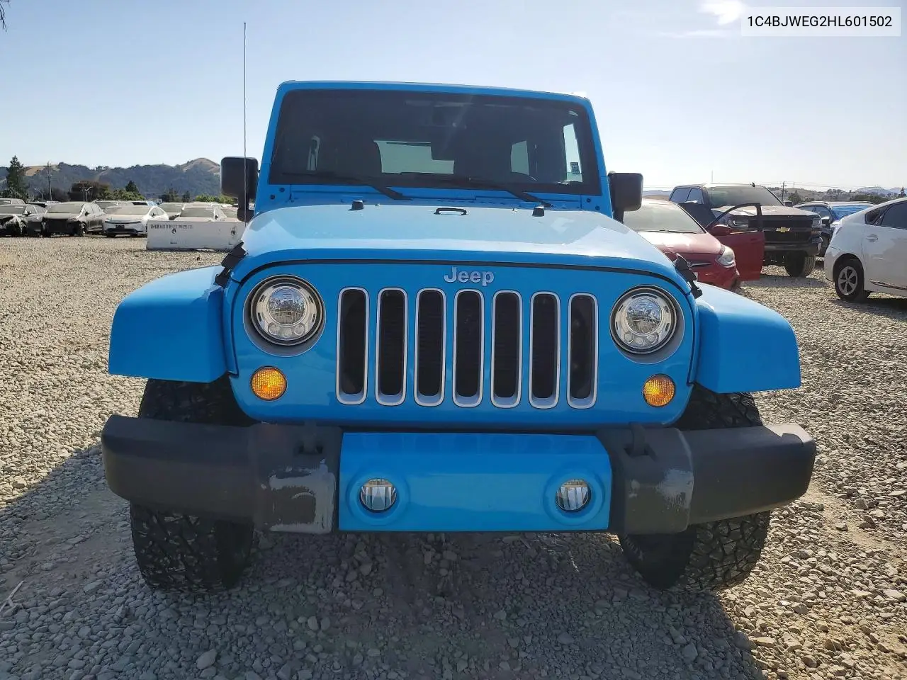 2017 Jeep Wrangler Unlimited Sahara VIN: 1C4BJWEG2HL601502 Lot: 54512446