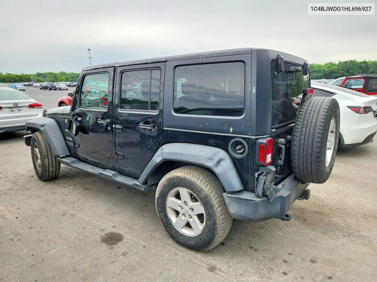 2017 Jeep Wrangler Unlimited Sport VIN: 1C4BJWDG1HL696927 Lot: 57704426