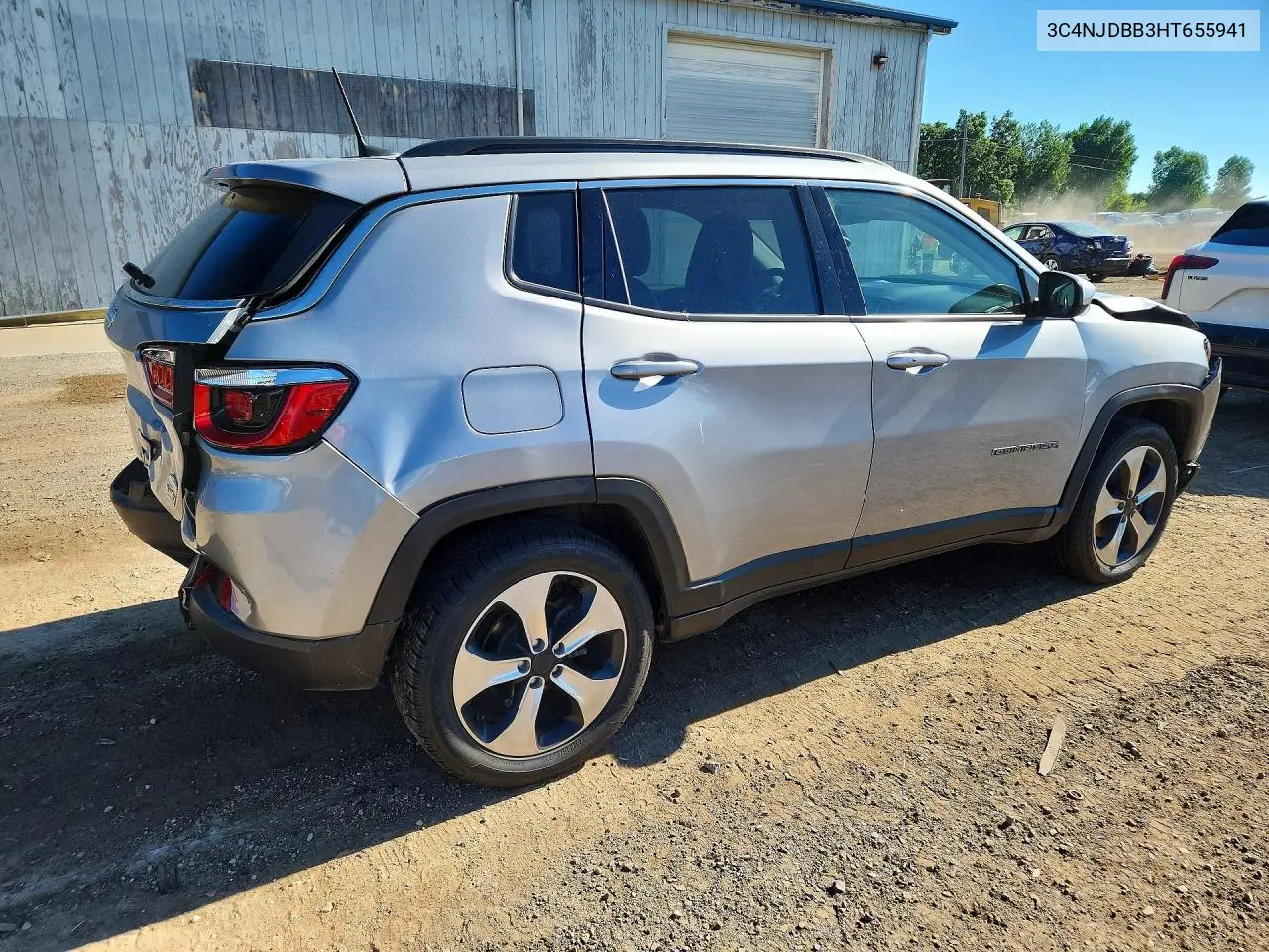 2017 Jeep Compass Latitude VIN: 3C4NJDBB3HT655941 Lot: 58474466