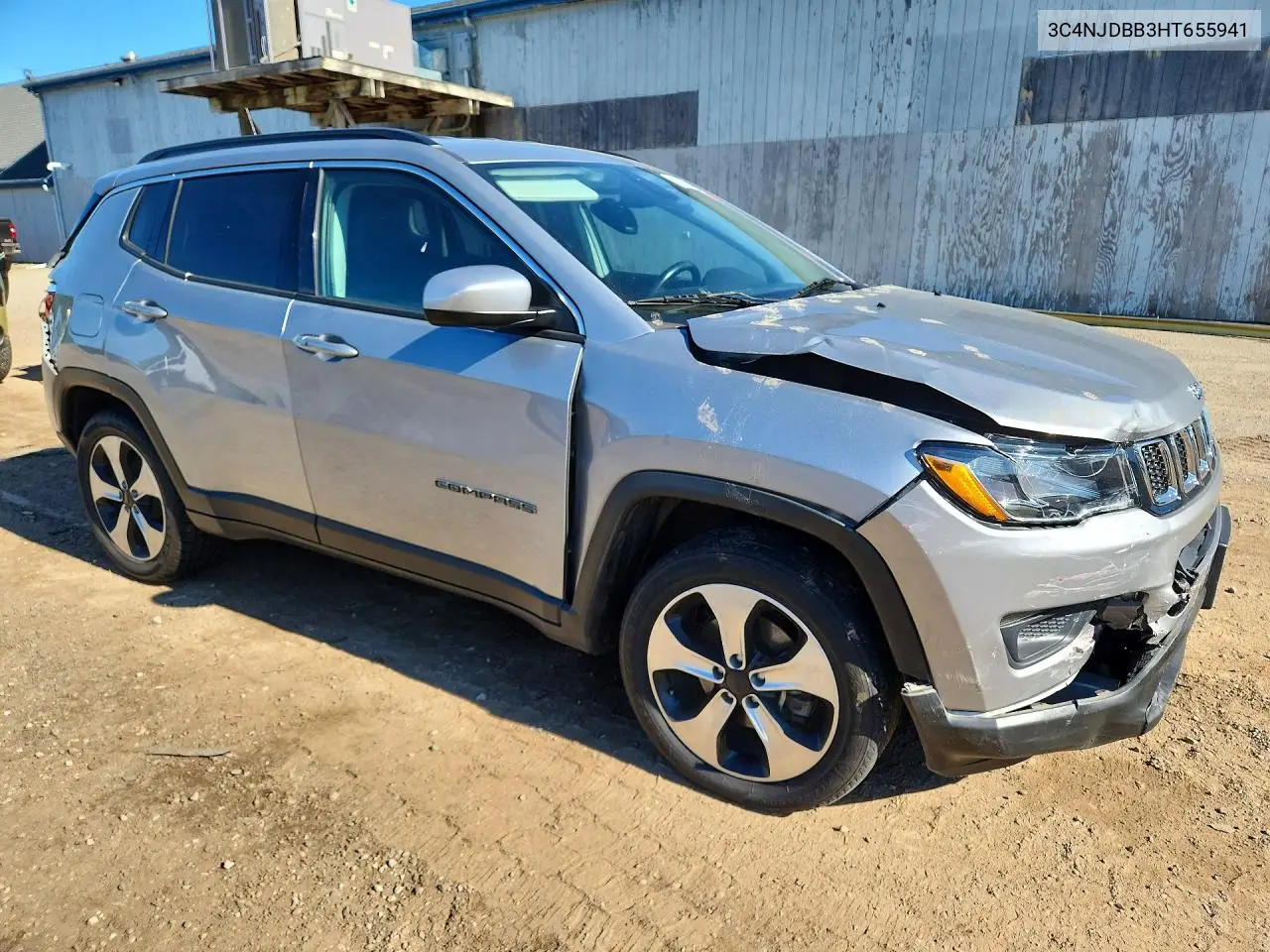 2017 Jeep Compass Latitude VIN: 3C4NJDBB3HT655941 Lot: 58474466